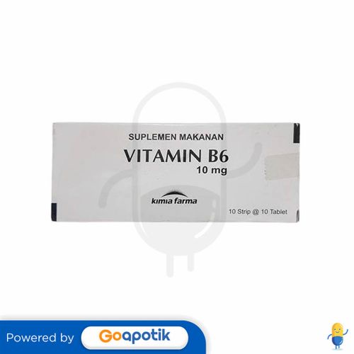 Jual Vitamin B6 Kimia Farma 10 Mg Box 100 Tablet | Shopee Indonesia