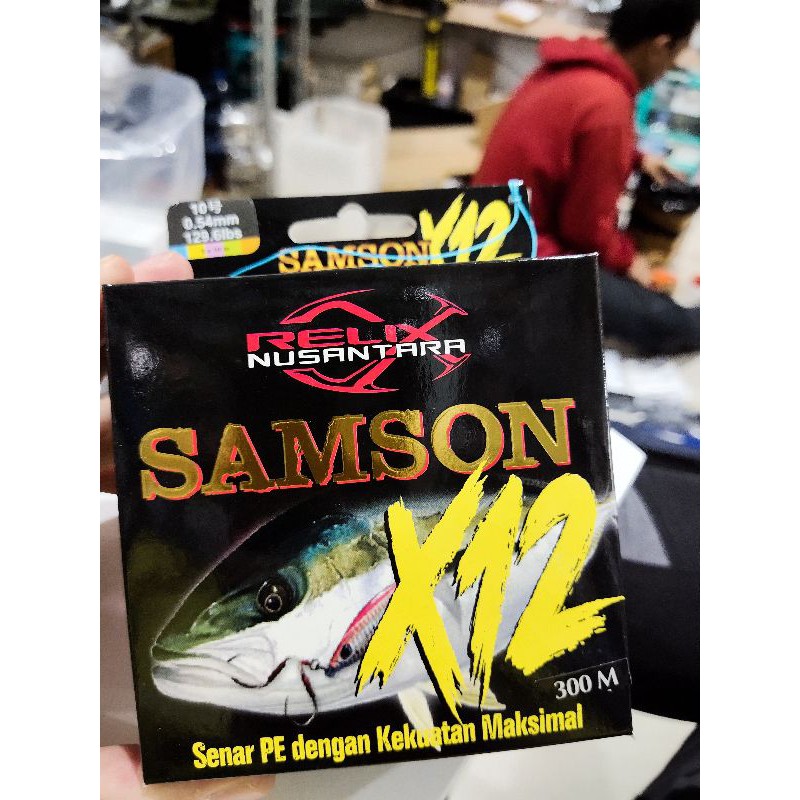 Jual pe braid relix nusantara samson x 12 300 meter | Shopee Indonesia