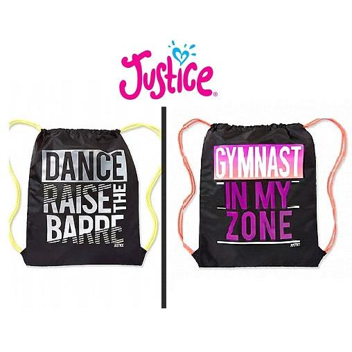 Jual Justice Drawstring Bag Dance Gymnast Original | Shopee Indonesia