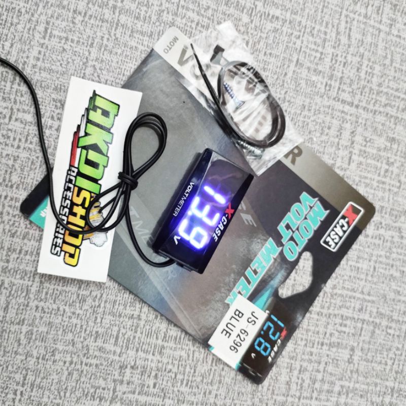 Jual Voltmeter volt meter motor volt meter aki digital alat pengukur