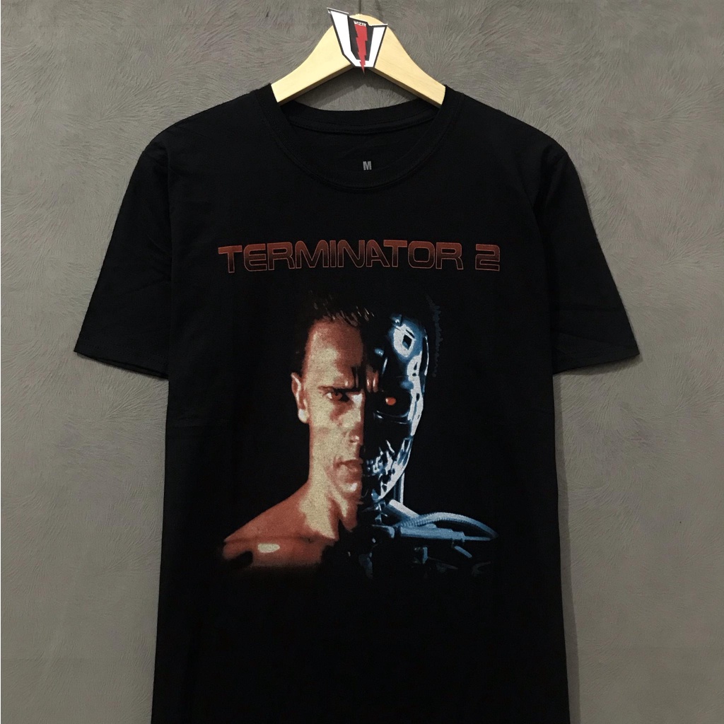 Jual T Shirt Movie Official TERMINATOR 2 Original | Shopee Indonesia