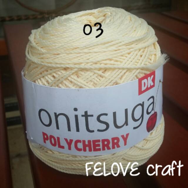 Jual Benang Rajut Onitsuga Polycherry Warna 100 (03) | Shopee Indonesia