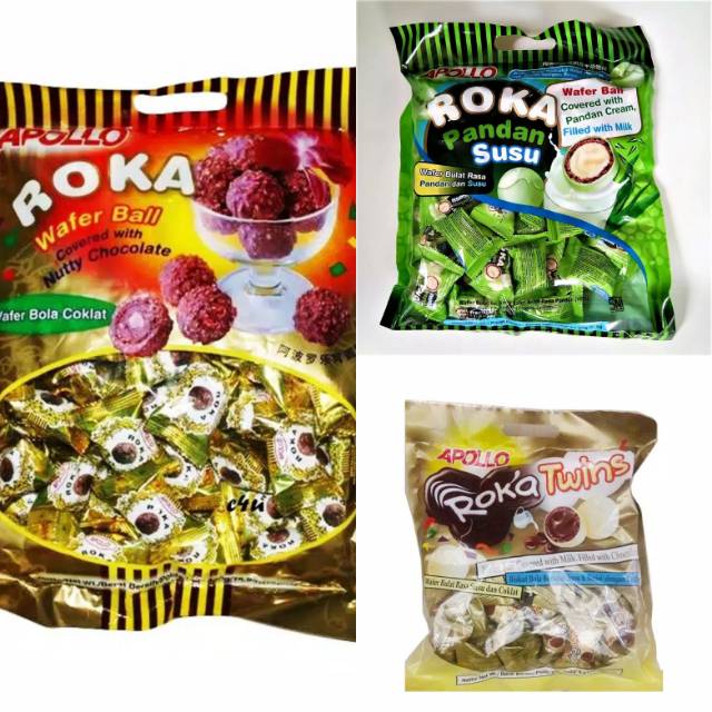 Jual Apollo roka chocolate pandan twins isi 50 pcs | Shopee Indonesia