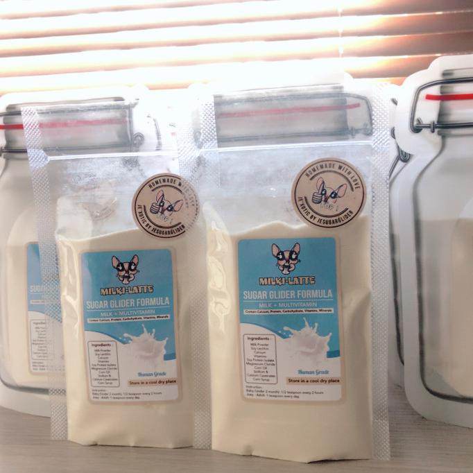 Jual [[BISA COD]] Milki-Latte 50gram, Susu untuk Sugar Glider, Sugar ...