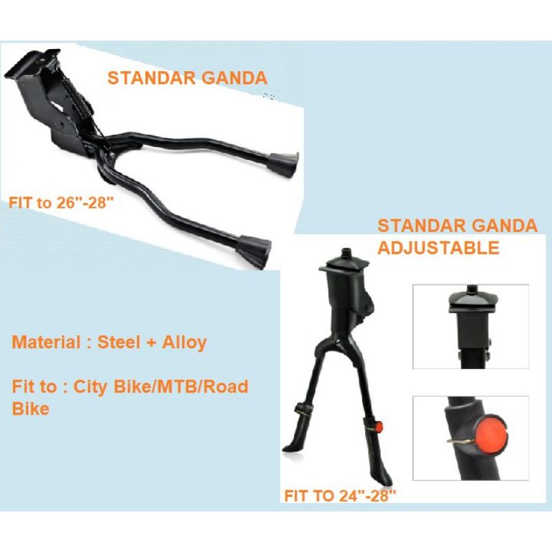 Jual JAGANG TENGAH STAND SEPEDA 24 26 28 ADJUSTABLE | Shopee Indonesia