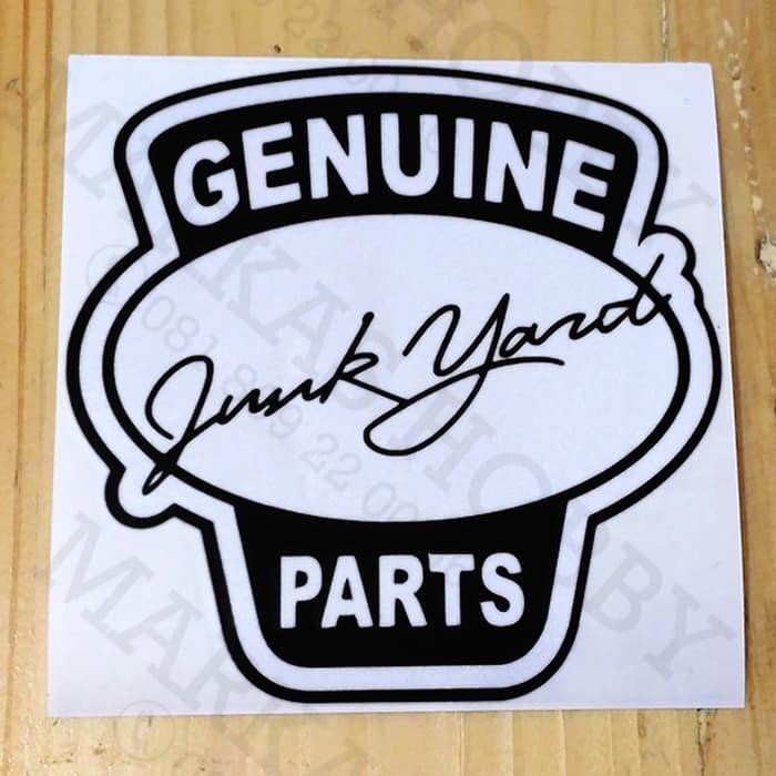 Jual Stiker / Sticker GENUINE JUNK YARD PARTS | Shopee Indonesia