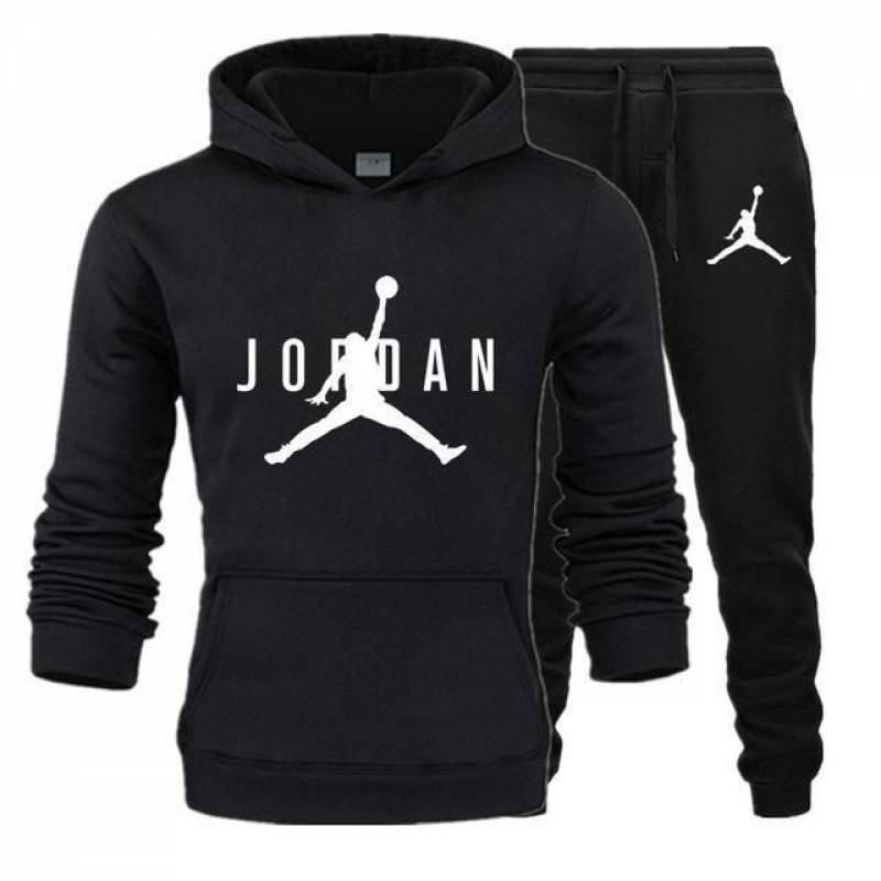 Set sweater Hoodie JORDAN BASKET dan Celana Joger Panjang II Setelan Celana  Jogger Jumper Hoodie JORDAN BASKET Size M-XL Pria Wanita