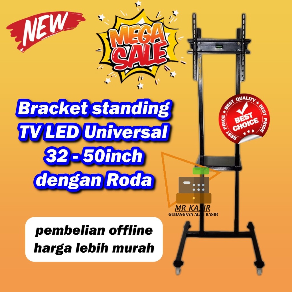 Jual Bracket Braket Standing Tv Universal Led 32 32 40 42 43 45 49 50 ...