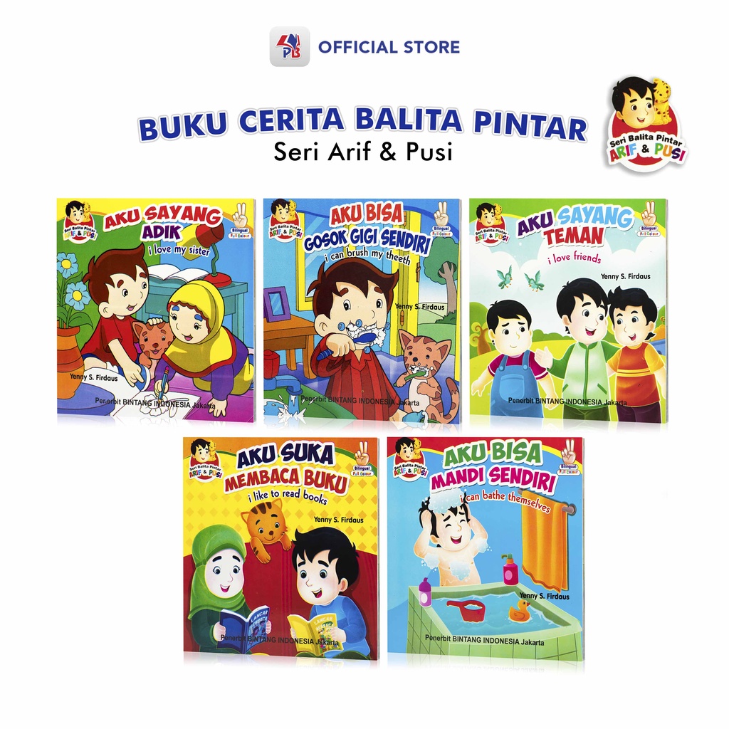 Jual Buku Cerita Anak Bergambar Cerita Anak Islami Aku Bisa Gosok