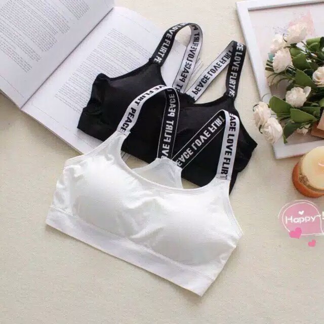 BH Sport Bra Push Up Gym Fitness Senam Zumba Jogging Yoga Pakaian Dalam  Olahraga Wanita High Quality