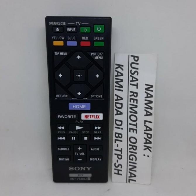 Jual REMOTE REMOT DVD SONY BLU RAY RMTVB100U ORIGINAL ASLI 2605