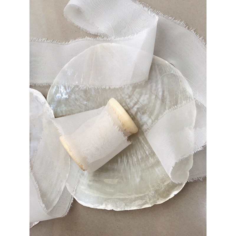 Jual Silk Ribbon - WHITE | Shopee Indonesia