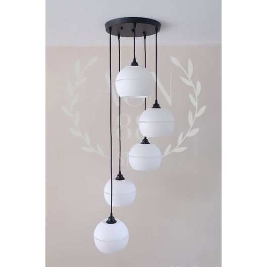 Jual Lampu Gantung Minimalis Modern Moonlight Isi 5 Dekorasi Ruang ...