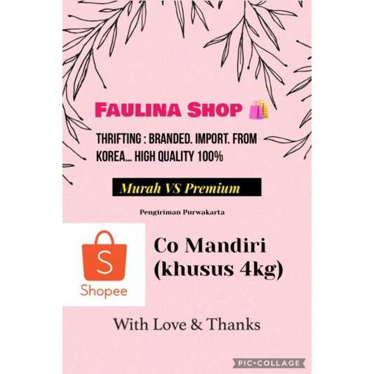 Jual Co Mandiri Live Khusus 4kg Shopee Indonesia