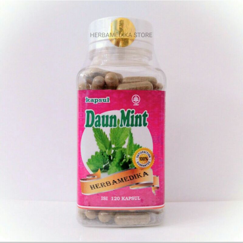 Jual Daun Mint Herbamedika Isi 120 Kapsul Shopee Indonesia