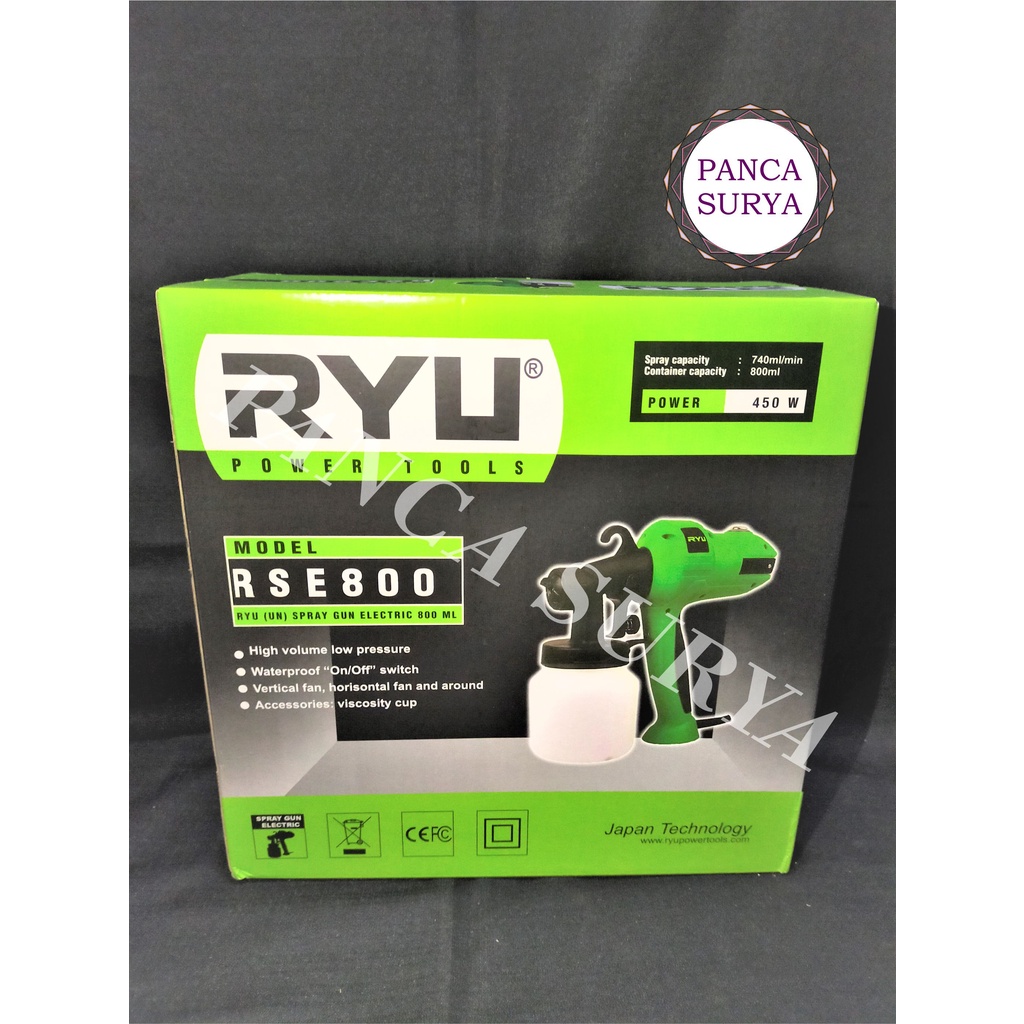 Jual Mesin Semprot Listrik HVLV Spray Gun Electric RSE 800 RYU | Shopee ...