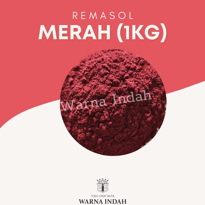 Jual PEWARNA BATIK / PEWARNA TEKSTIL REMASOL MERAH 1KG | Shopee Indonesia