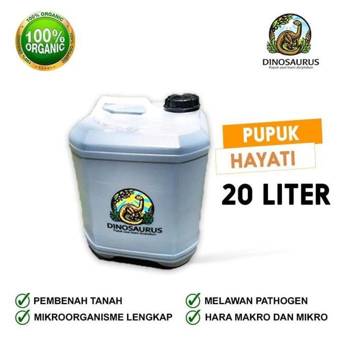 Jual Pupuk Organik Cair Hayati Pembenah Tanah Dinosaurus 20 Liter ...