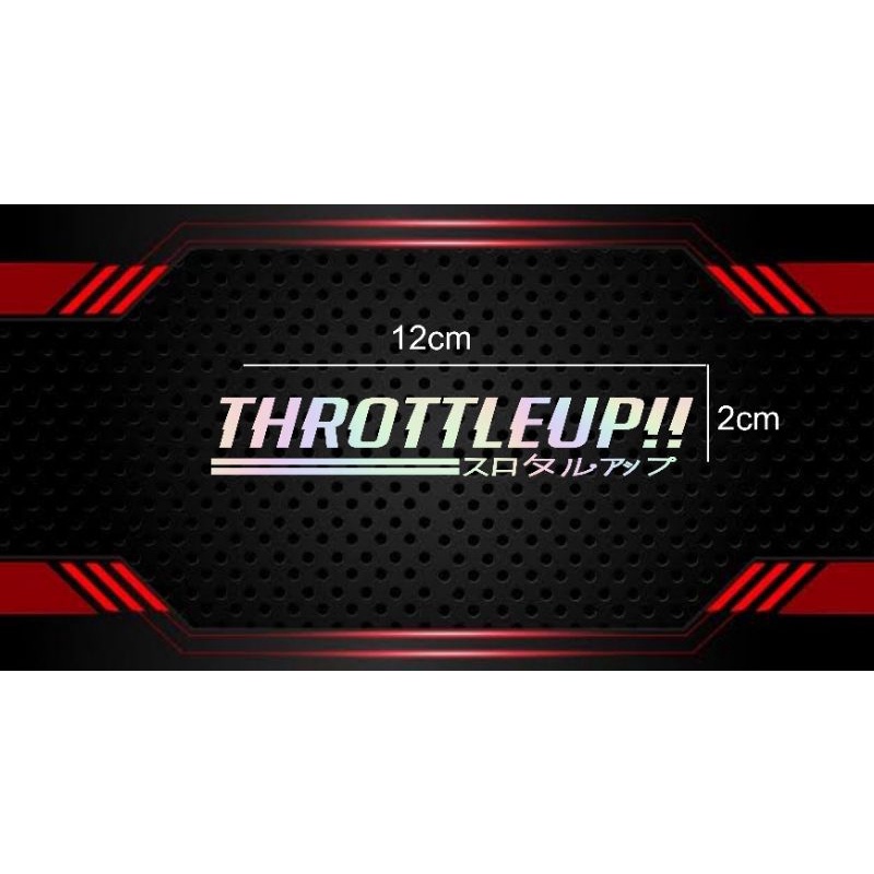 Jual stiker cutting throttleup | Shopee Indonesia