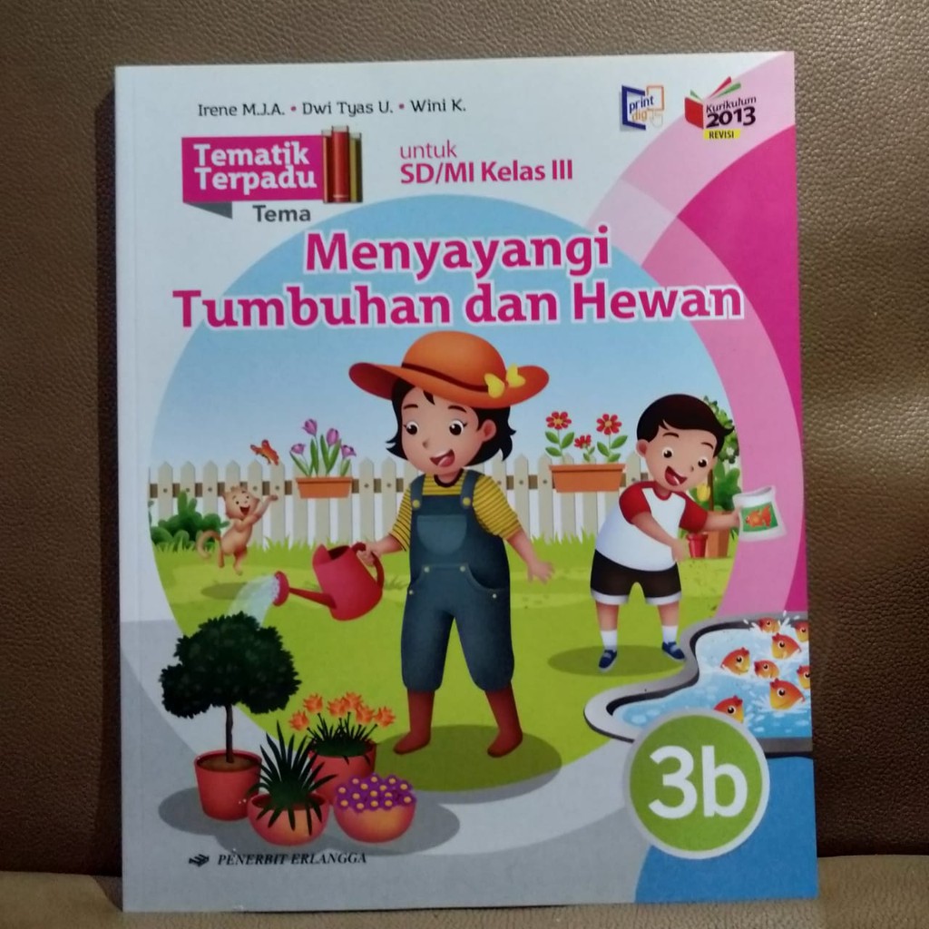 Jual BUKU TEMATIK TERPADU 3B KELAS 3 SD IRENE ERLANGGA K13N | Shopee ...