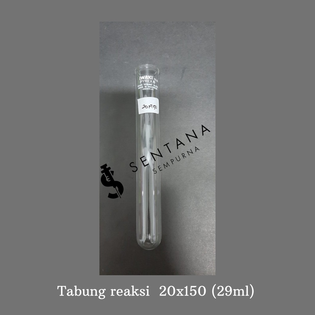 Jual IWAKI/ Pyrex/ Tabung Reaksi/ Test Tube 20x150 (29 Ml) | Shopee ...