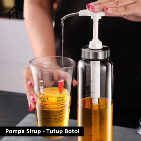 Jual Unik Water Syrump Pump Pompa Sirup Gula Cair Kopi Kepala Botol Random Berkualitas 6125