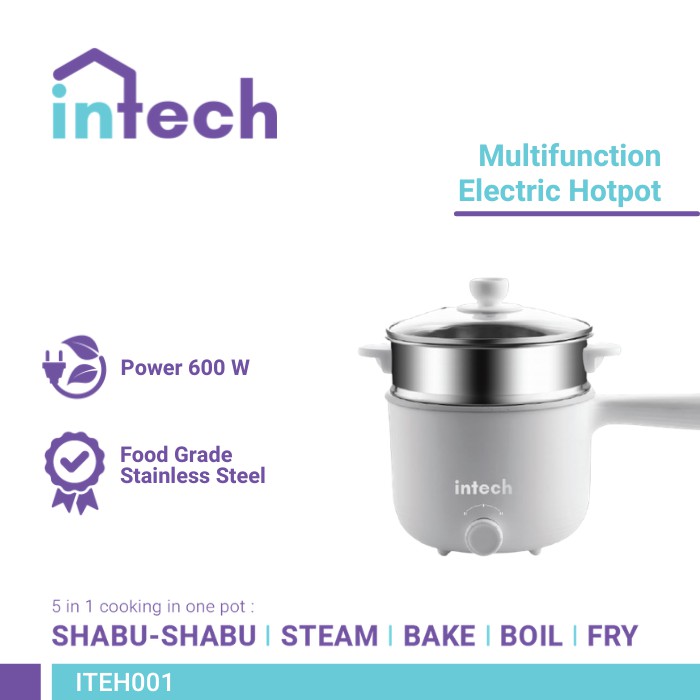 Jual Intech Multifunction Electric Hotpot | Shopee Indonesia
