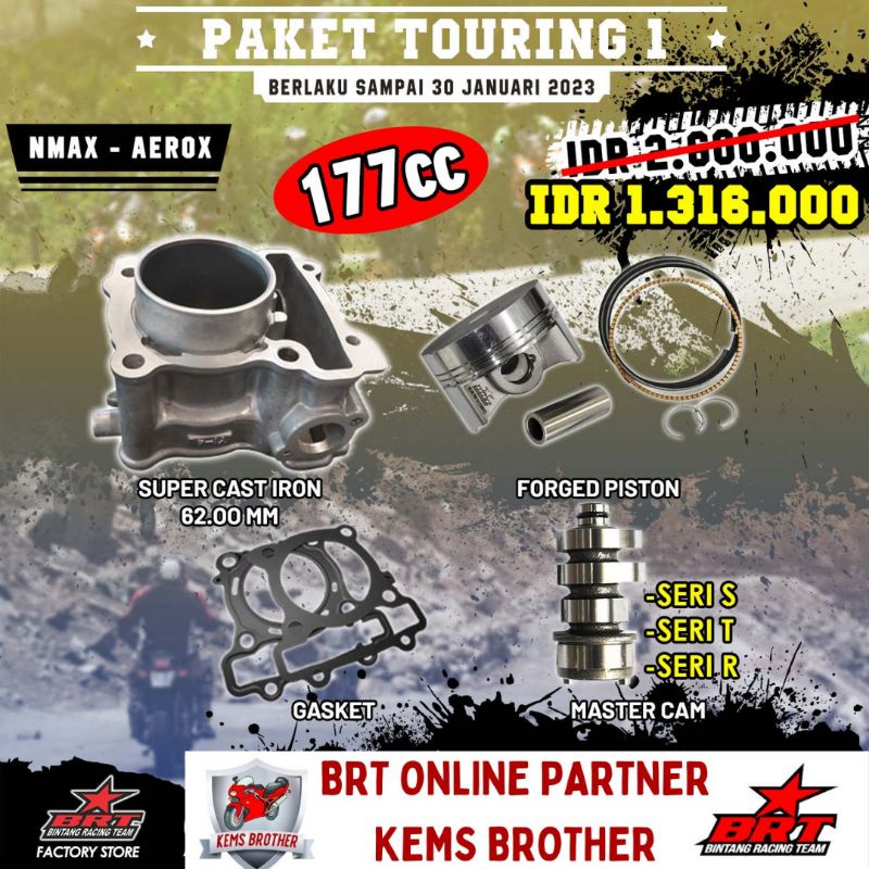 Jual Blok Brt Nmax Aerox Gen Touring Boreup Cc Shopee Indonesia