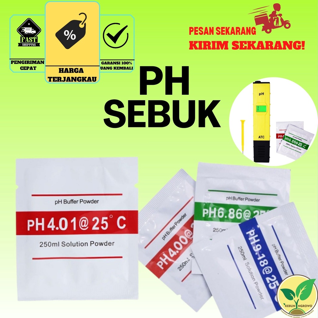 Jual Serbuk Kalibrasi pH 4.01 Buffer Powder Solution Bubuk Calibrate