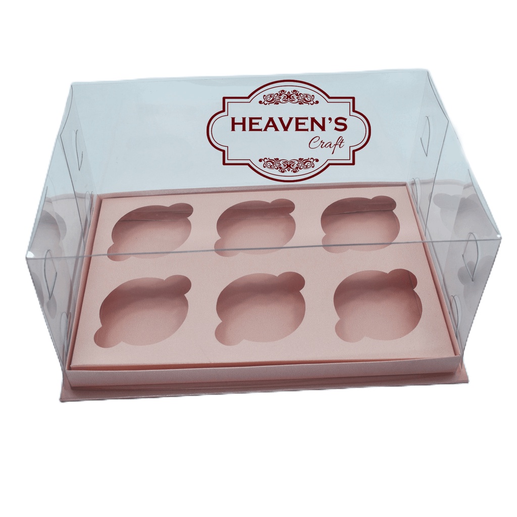 Jual Box cupcake isi 6 pink Shopee Indonesia