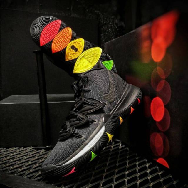 Kyrie 5 rainbow soles hot sale nike