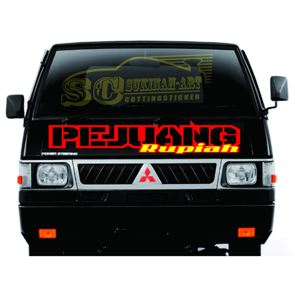 Jual Stiker mobil termurah cod pejuang rupiah variasi stiker tulisan ...