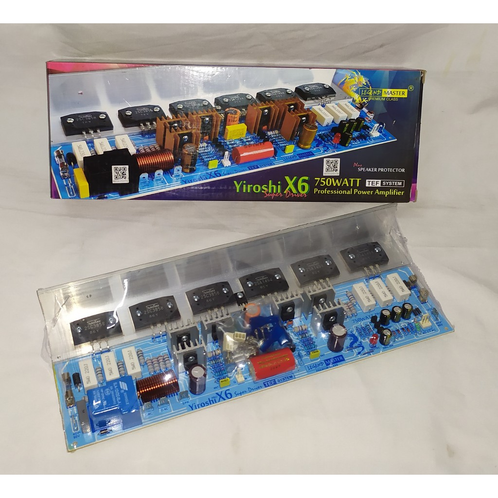 Jual Kit YIROSHI Kit Power Amplifier YIROSHI X6 750Watt TEF System Mono