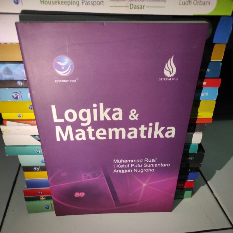 Jual Buku Logika Matematika Oleh Muhammad Rusli Shopee Indonesia