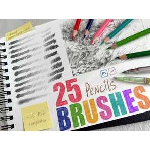 Jual Procreate Brush - 25 Pencils Brushes | Shopee Indonesia