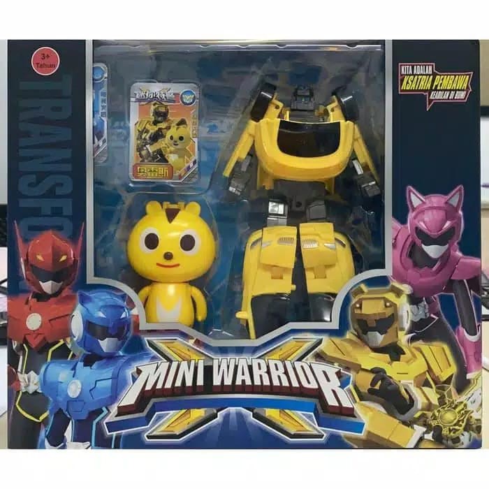 Jual PROMO 10.10 LIVE EXTRA (COD) TOY 09833 MINI WARRIOR DUS ROBOT ...