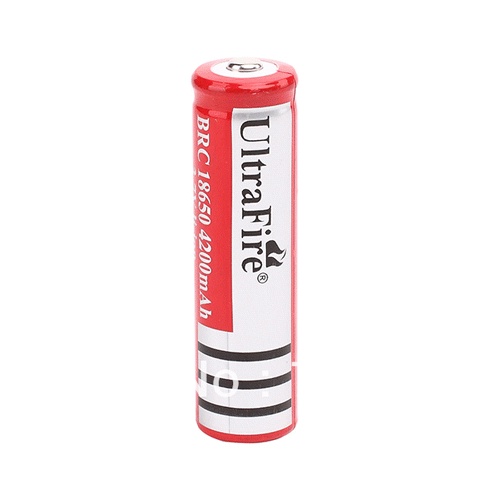 Jual UltraFire Rechargeable Battery 4800mAh with Button Top 18650 1PCS ...