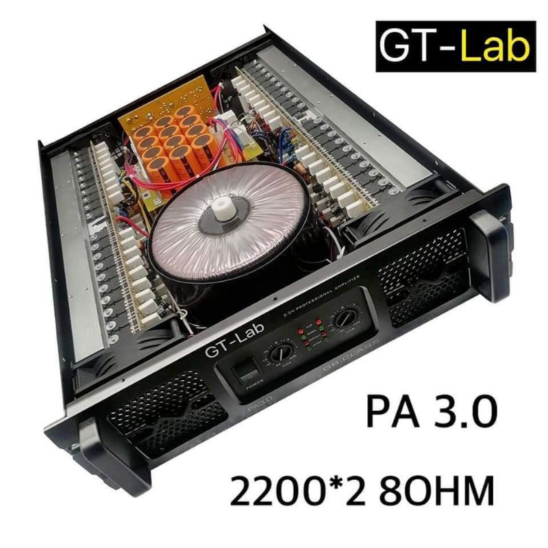 Jual power amplifier GTLAB PA 3.0/PA 3.0 2 CHANNEL ORIGINAL BY RDW