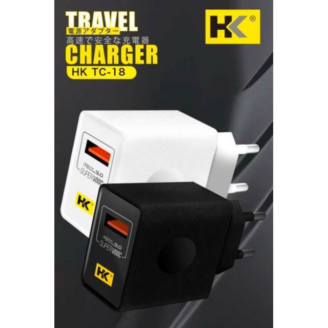 Jual Batok Adapter Hk Kepala Cas Fast Charging Travel Adaptor Super