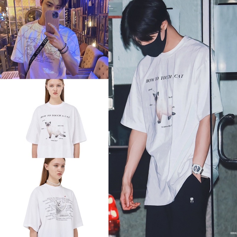 Jual baca deskripsi ! JAEMIN JENO T-SHIRT CAT ANGEL TOUCH OFFICIAL