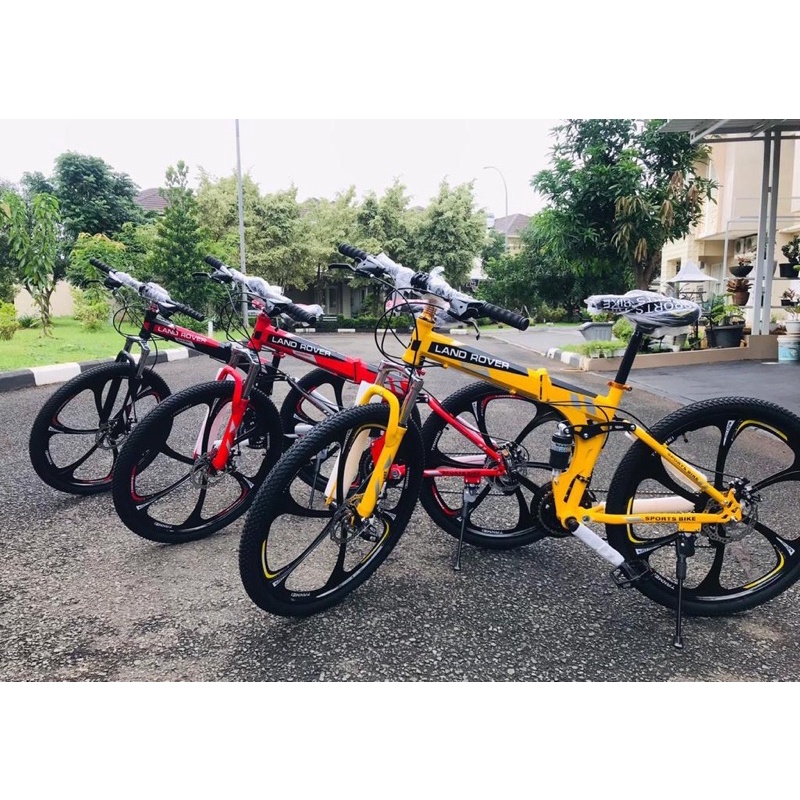 Jual Sepeda lipat mountain bike Mtb gunung land rover | Shopee Indonesia