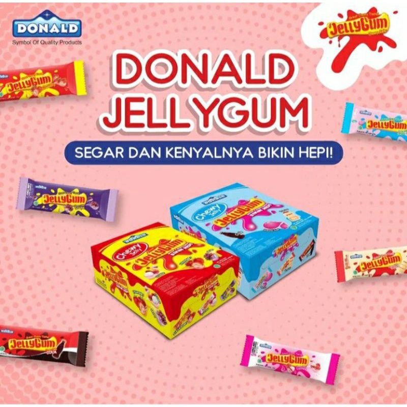 Jual Nabati Donald Jelly Gum 1 Box Shopee Indonesia