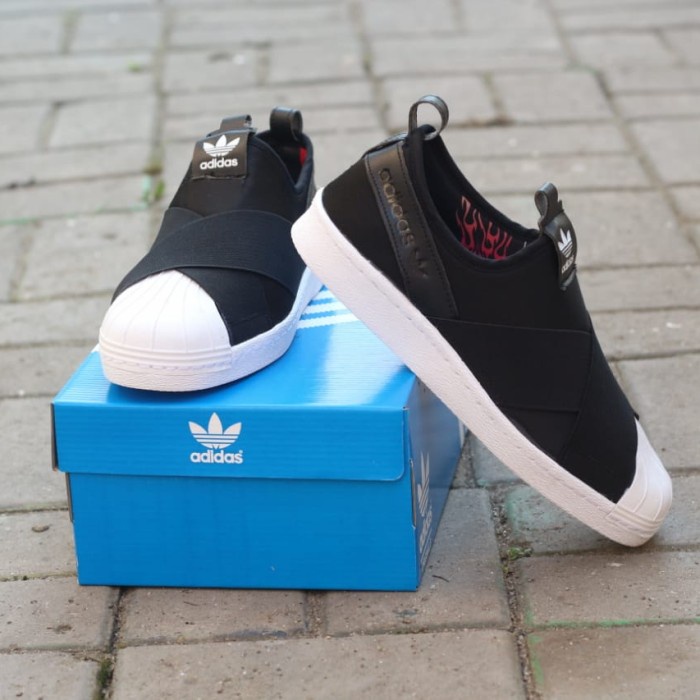 Jual adidas superstar outlet slip on kw