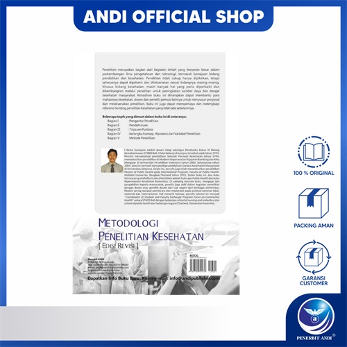 Jual Penerbit Andi - Metodologi Penelitian Kesehatan (Ed. Revisi ...