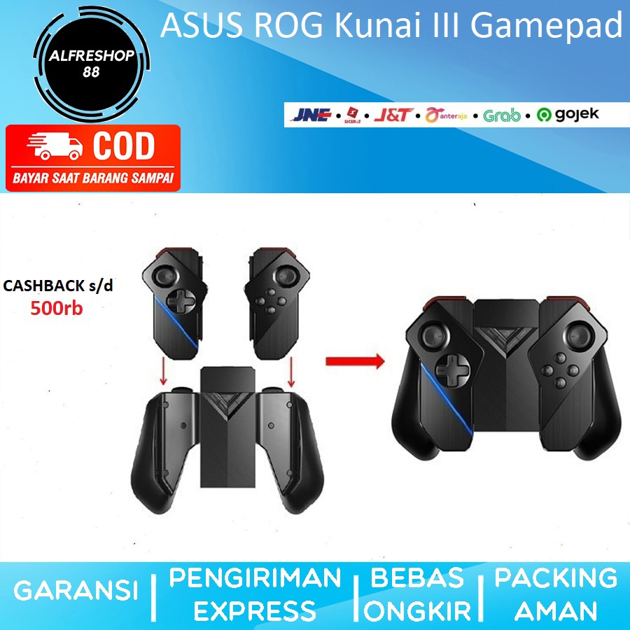Jual ORIGINAL ASUS ROG Kunai III Gamepad for ROG PHONE 5 ROG 5 BNIB ...