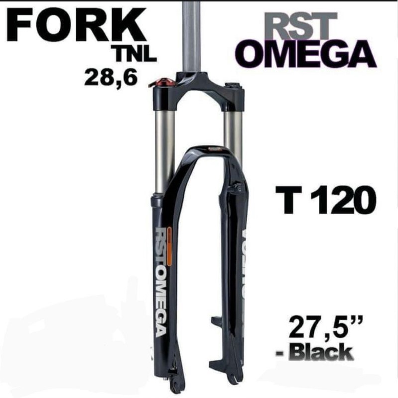 Fork Sepeda 27 5 RST OMEGA TNL LOCKOUT T120