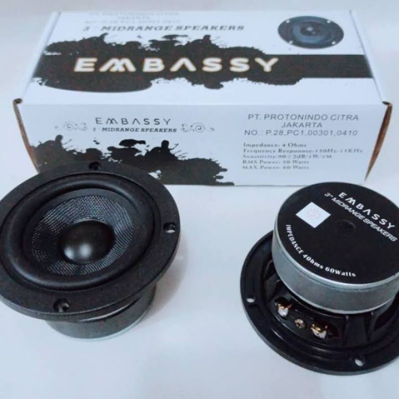 Jual Midrange Embassy 3inch | Shopee Indonesia