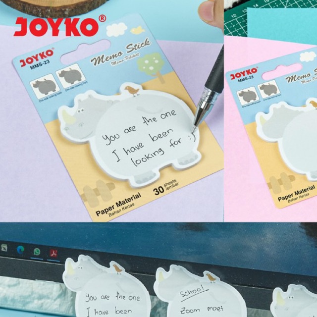 Jual Sticky Note Joyko Motif Animal MMS 22 – 27 - Satuan SHABQ | Shopee ...