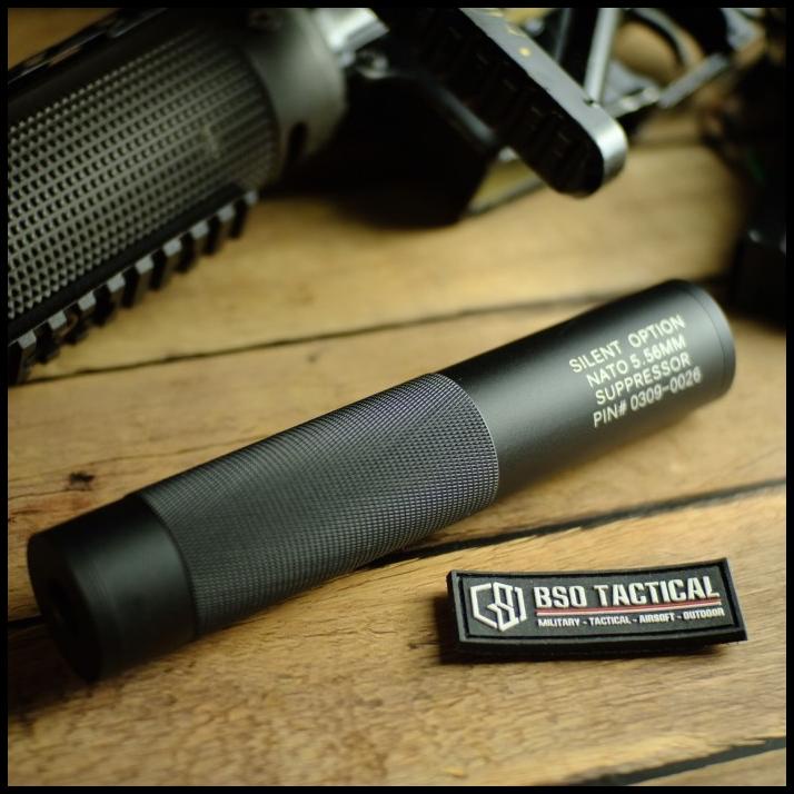 Jual Silencer Airsoft Silent Ops Nato 556 Suppressor Full Metal Cw Ccw ...