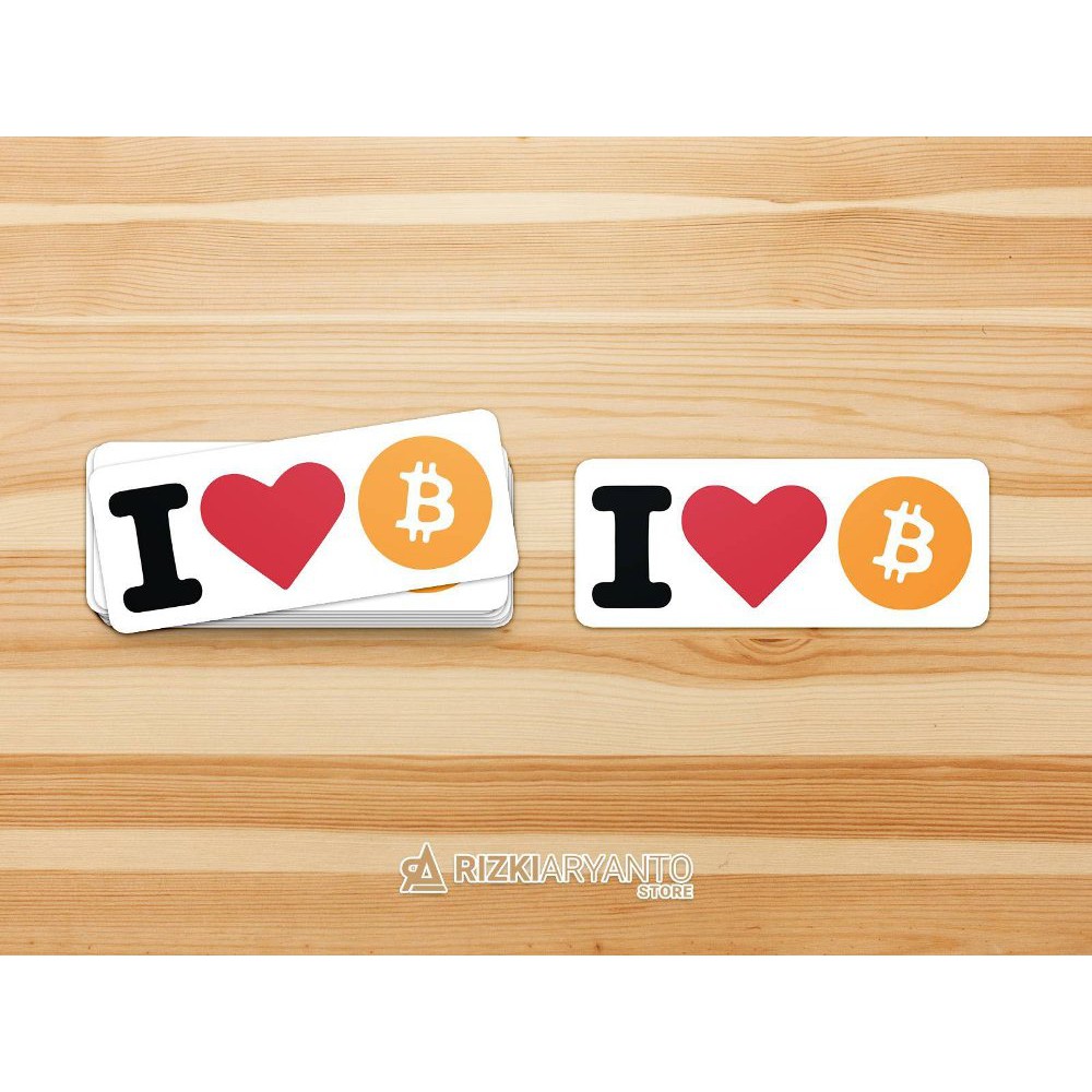 Jual Sticker - Stiker I Love Bitcoin untuk Pc Laptop Hp Dll | Shopee ...